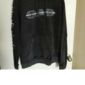 Rivals Hoodie. Washed out look. Sad Looks Pretty On Me. Tracks on Back. L